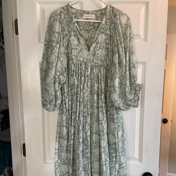Daughters of India Kyra Midi Dress ~ Jade size S - Picture 1 of 6